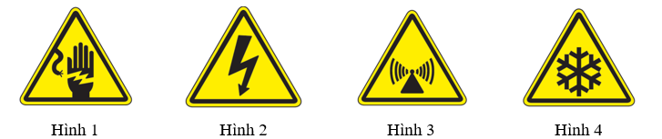 Biển báo nào cảnh báo nguy hiểm điệp áp cao?  	 	 	 (ảnh 1)