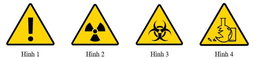 Biển báo nào dưới đây cảnh báo khu vực có chất phóng xạ? (ảnh 1)