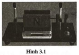 Một đoạn dây dẫn nằm ngang được giữ cố định ở vùng từ trường đều trong khoảng không gian giữa hai cực của nam châm. Nam châm này được đặt trên một cái cân (Hình 3.1). Phần nằm trong từ trường của đoạn dây dẫn có chiều dài là 1,0 cm. Khi không có dòng điện chạy trong đoạn dây, số chỉ của cân là 500,68 g. Khi có dòng điện cuờng độ 0,34 A chạy trong đoạn dây, số chỉ của cân là 500,12 g. Lấy  Trong các phát biểu sau đây, phát biểu nào là đúng, phát biểu nào là sai? (ảnh 1)