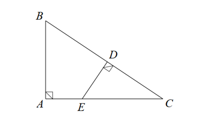 Cho hình vẽ dưới đây.   Hỏi  đồng dạng theo trường hợp nào? A. Góc – góc.	 (ảnh 1)