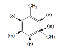 Hợp chất nào sau đây là m-xylene? (ảnh 1)