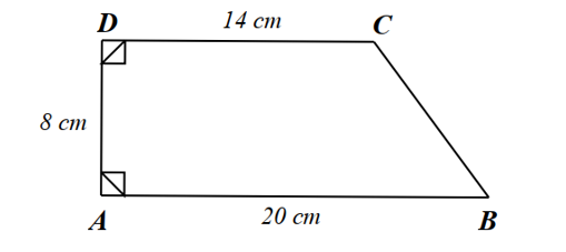 Cho hình vẽ bên. Chu vi của tứ giác \(ABCD\) là (ảnh 1)