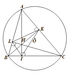 Chứng minh góc AKL = góc IKC (ảnh 1)