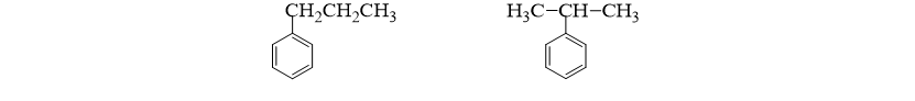 Cho hai hydrocarbon thơm có cùng công thức phân tử C9H12: (ảnh 1)