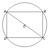 Cho hình chữ nhật ABCD có AB = 4 cm và BC = 3 cm (ảnh 1)