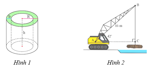 Tính dung tích của bể nước (kết quả làm tròn đến hàng phần trăm).              (ảnh 1)