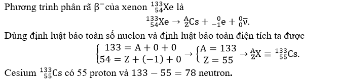 Hạt nhân cesium có bao nhiêu neutron? (ảnh 1)