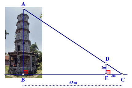Hỏi tháp cao bao nhiêu mét? (ảnh 1)