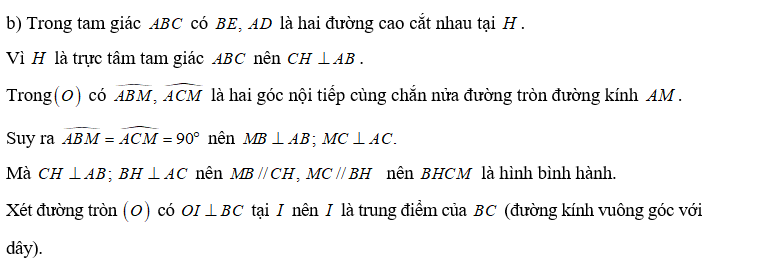 a) Chứng minh rằng tứ giác DHEC nội tiếp. (ảnh 3)