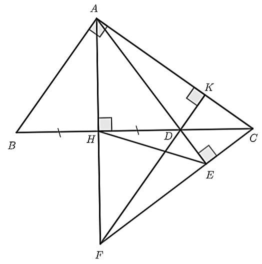 a) Chứng minh \(AB = AD.\) (ảnh 1)