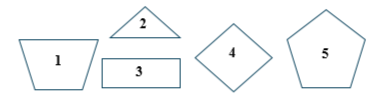 d) Hình 5 được ghép bởi các hình:     (ảnh 1)