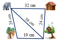 Quãng đường voi về nhà mà đi qua nhà khỉ là ...... cm. (ảnh 1)