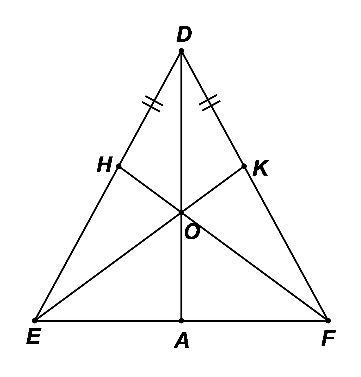 Chứng minh rằng:  a) EK = FH. (ảnh 1)