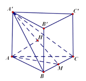 a) Khoảng cách từ A' đến (ABC) bằng a. (ảnh 1)