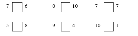 Điền dấu >, <, = ? (ảnh 1)