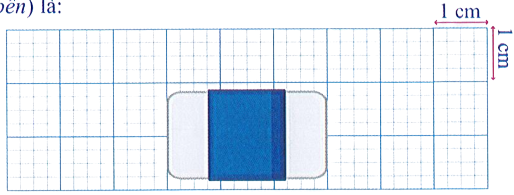 Độ dài của cục tẩy (hình bên) là:   (ảnh 1)