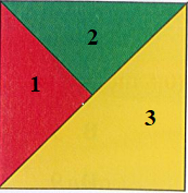Số ?(1 điểm) Hình bên có: ….. hình vuông.                           ….. hình tam giác.	  (ảnh 2)