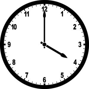 Đồng hồ dưới đây chỉ:   	 (ảnh 1)