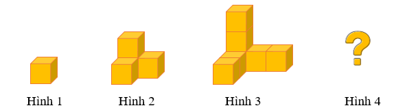 Hình 4 có …… khối lập phương (ảnh 1)