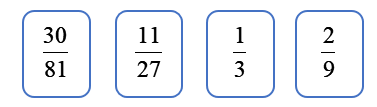 a) Phân số lớn nhất là: . (ảnh 1)
