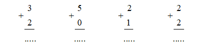 Tính?  a)  b)  1 + 3 + 1 = ..........  (ảnh 1)