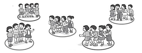 Có 20 bạn, xếp đều vào 5 vòng tròn. Mỗi vòng tròn có ..... bạn. (ảnh 1)