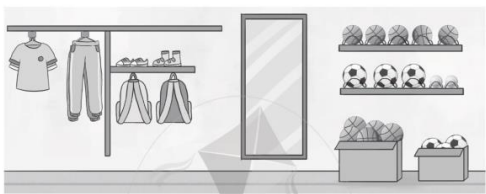 Hỏi cửa hàng đó đã nhập về bao nhiêu quả bóng rổ?    (ảnh 1)
