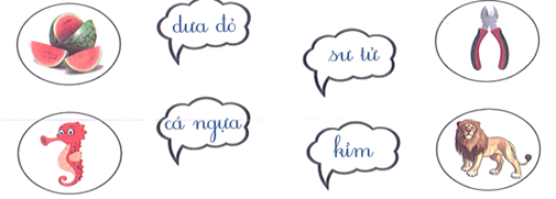 II. Viết. (5 điểm) Bài 1. Nối: (2 điểm) (ảnh 1)