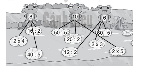 Nối mỗi phép tính với kết quả thích hợp: (ảnh 2)