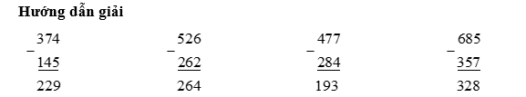 Tính: 374 - 145 (ảnh 2)