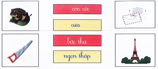 II. Viết (5 điểm) Bài 1. Nối (2 điểm) (ảnh 1)