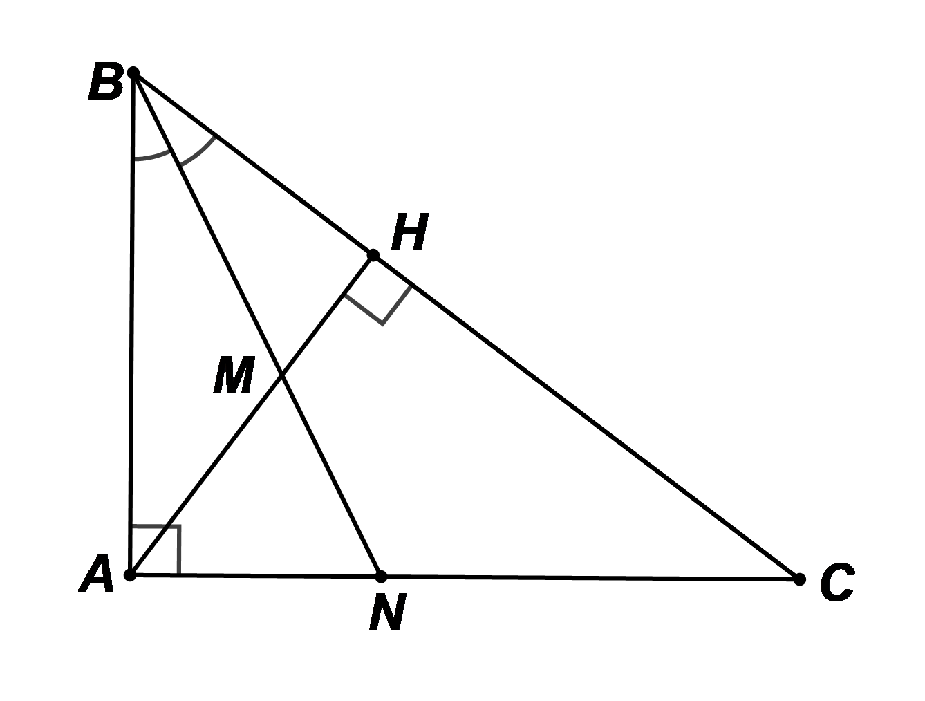a) Chứng minh ∆HBA ᔕ ∆ABC. (ảnh 1)