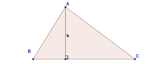Cách tính chiều cao của hình tam giác. (ảnh 1)