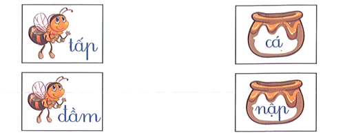 II. Viết (5 điểm) Bài 1. Nối: (1 điểm) (ảnh 1)