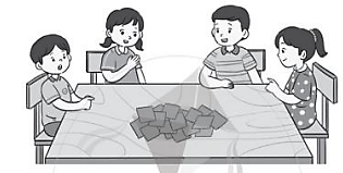 a) Lấy 10 hình vuông, chia mỗi bạn 5 hình vuông. Có .... bạn được chia. Ta có phép chia ............... (ảnh 1)