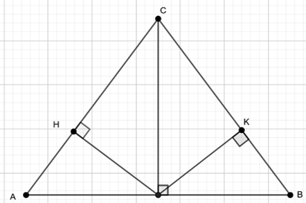 a) Chứng minh IA = IB . (ảnh 1)