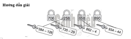 Nối mỗi phép tính với kết quả thích hợp: (ảnh 2)