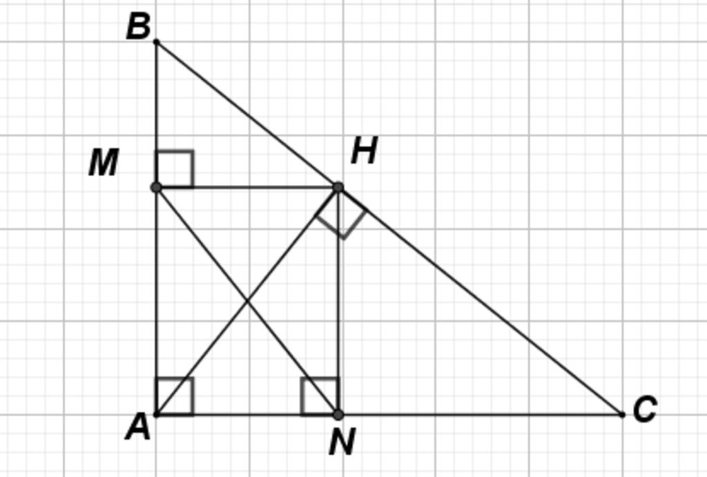 a) Tính AH, BH, HC. (ảnh 1)