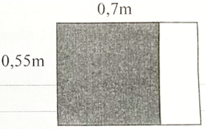Tính diện tích phần gỗ bỏ đi. (ảnh 1)