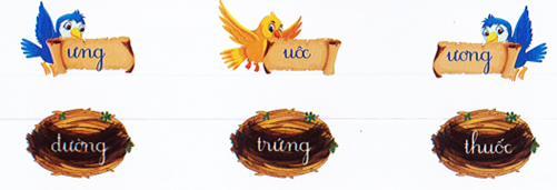 II. Viết (5 điểm) Bài 1. Nối (1,5 điểm) (ảnh 1)