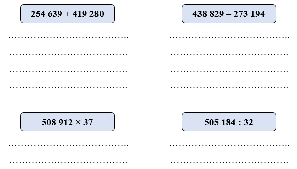  Đặt tính rồi tính 254 639 + 419 280 (ảnh 1)