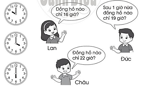 Nối câu đố của mỗi bạn với đồng hồ thích hợp: (ảnh 1)