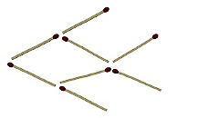 Cứ 32 que diêm thì bạn Thảo xếp được 4 con cá (như hình vẽ). Hỏi 56 que diêm xếp được bao nhiêu con cá như vậy?     (ảnh 1)