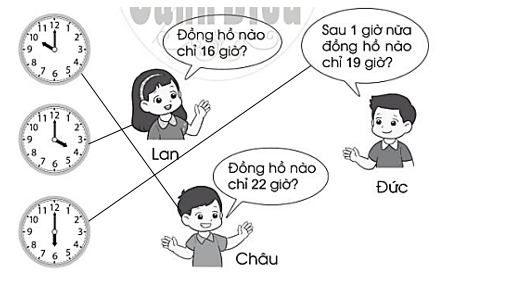 Nối câu đố của mỗi bạn với đồng hồ thích hợp: (ảnh 2)
