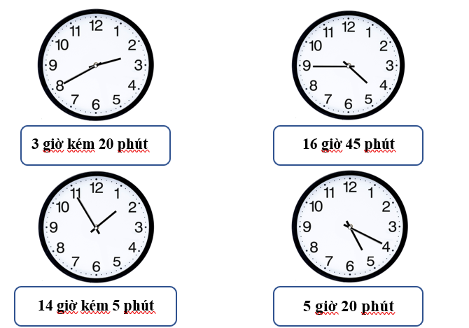Vẽ thêm kim đồng hồ để đồng hồ chỉ thời gian tương ứng. (ảnh 2)