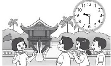 Xem tranh rồi viết số thích hợp vào chỗ chấm: (ảnh 2)