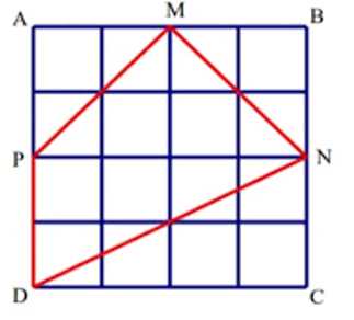Hãy tính diện tích tứ giác MNDP. (ảnh 1)