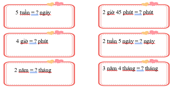 Điền số thích hợp vào ô trống. (ảnh 1)