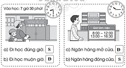 Đúng ghi Đ, sai ghi S vào ô trống: (ảnh 2)