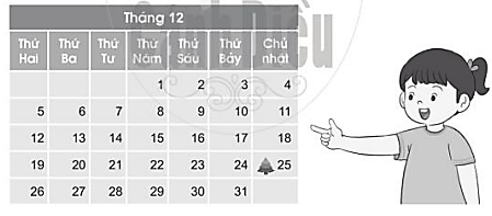 a) Tháng 12 có .......... ngày. (ảnh 1)